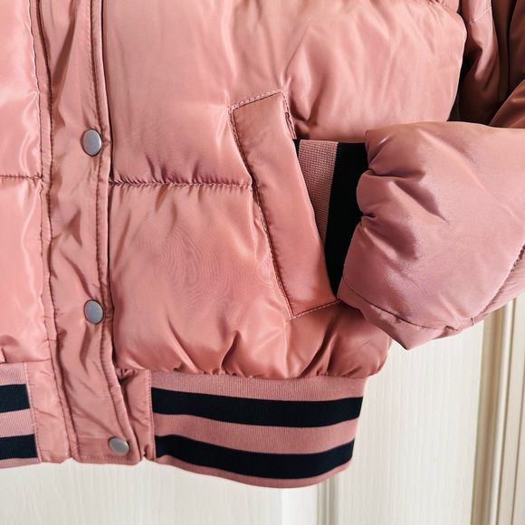 Fashion Nova Mrs. Jackson Light Pink Puffer Jacket - Picture 4 of 14